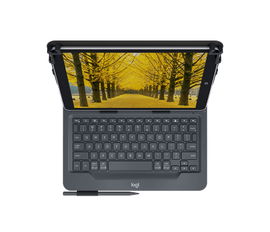 Logitech Universal Folio for 9-10 inch Tablets - Caja de teclado y folio - inalámbrico - Bluetooth 3.0 - No incluye pluma digital Logitech Universal Folio for 9-10 inch Tablets - Caja de teclado y folio - inalámbrico - Bluetooth 3.0 - No incluye pluma digital