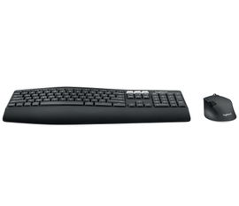 Logitech MK850 - Keyboard and mouse set - Spanish - Wireless - 2.4 GHz - Black