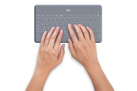 Logitech Keys-To-Go - Teclado - Bluetooth - piedra