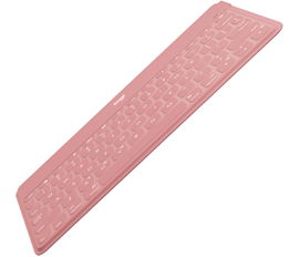 Logitech Keys-To-Go - Teclado - Bluetooth - rosáceo