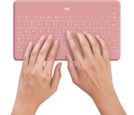Logitech Keys-To-Go - Teclado - Bluetooth - rosáceo
