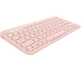 Logitech K380 Multi-Device Bluetooth Keyboard - Teclado - inalámbrico - Bluetooth 3.0 - QWERTY - español - rosa