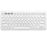 Logitech K380 Multi-Device Bluetooth Keyboard - Teclado - inalámbrico - Bluetooth 3.0 - QWERTY - español - blanco hueso