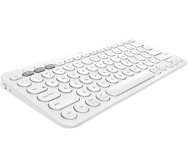 Logitech K380 Multi-Device Bluetooth Keyboard - Teclado - inalámbrico - Bluetooth 3.0 - QWERTY - español - blanco hueso