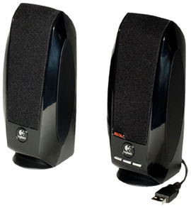 Logitech S150 - Altavoces - para PC - USB - 1.2 vatios (Total) - negro