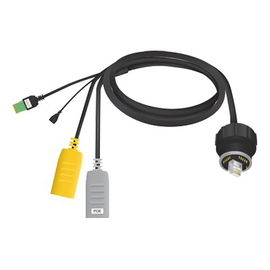 Cable para UVCPRO con salida de datos, entrada y salida de audio y mFi RJ45 Cable para UVCPRO con salida de datos, entrada y salida de audio y mFi RJ45