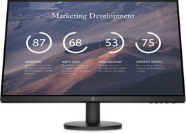 HP P27v G4 - Monitor LED - 27