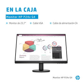 HP P24v G4 - LED-backlit LCD monitor - 23.8