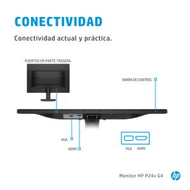 HP P24v G4 - LED-backlit LCD monitor - 23.8