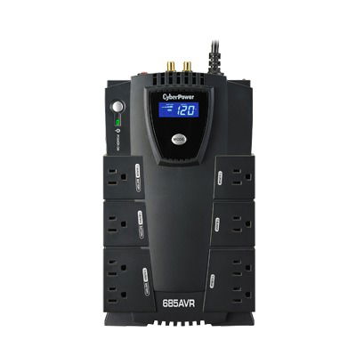 UPS de 685 VA/390 W, Topología Línea Interactiva, Entrada 120 Vca NEMA 5-15P, Tipo Gabinete Compacto, Con 8 Tomas NEMA 5-15R UPS de 685 VA/390 W, Topología Línea Interactiva, Entrada 120 Vca NEMA 5-15P, Tipo Gabinete Compacto, Con 8 Tomas NEMA 5-15R