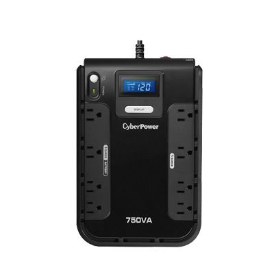 UPS de 750 VA/420 W, Topología Standby, Entrada 120 Vca NEMA 5-15P, Tipo Gabinete Compacto, Con 8 Tomas NEMA 5-15R UPS de 750 VA/420 W, Topología Standby, Entrada 120 Vca NEMA 5-15P, Tipo Gabinete Compacto, Con 8 Tomas NEMA 5-15R