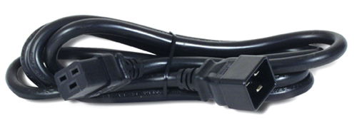 APC - Cable de alimentación - IEC 60320 C19 a IEC 60320 C20 - 1.98 m - negro - para P/N: SMT2200I-AR, SMT2200R2I-AR, SMT3000I-AR, SMT3000R2I-AR, SRT1500XLI, SRT2200XLI-KR