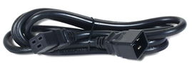 APC - Cable de alimentación - IEC 60320 C19 a IEC 60320 C20 - 1.98 m - negro - para P/N: SMT2200I-AR, SMT2200R2I-AR, SMT3000I-AR, SMT3000R2I-AR, SRT1500XLI, SRT2200XLI-KR
