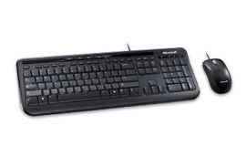 Microsoft Wired Desktop 600 - Juego de teclado y ratón - USB - negro