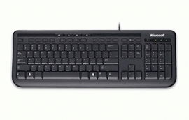 Microsoft Wired Desktop 600 - Juego de teclado y ratón - USB - negro