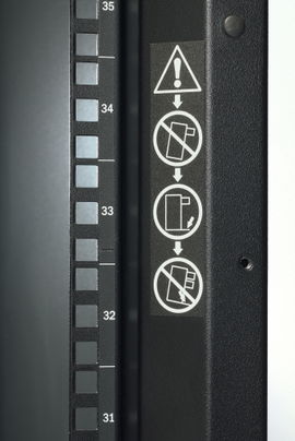 APC NetShelter SX Enclosure with Sides - Rack - negro - 42U - 19