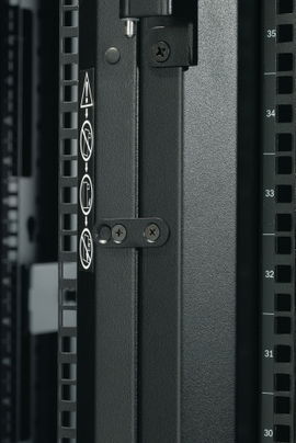 APC NetShelter SX Enclosure with Sides - Rack - negro - 42U - 19