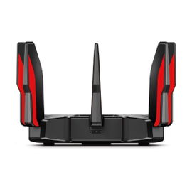 Router de juegos de banda triple AC5400 MU-MIMO 1 puerto WAN 10/100/1000 Mbps y 8 puertos LAN 10/100/1000 Mbps, 2 puerto USB 3.0 y 8 antenas. Router de juegos de banda triple AC5400 MU-MIMO 1 puerto WAN 10/100/1000 Mbps y 8 puertos LAN 10/100/1000 Mbps, 2 puerto USB 3.0 y 8 antenas.