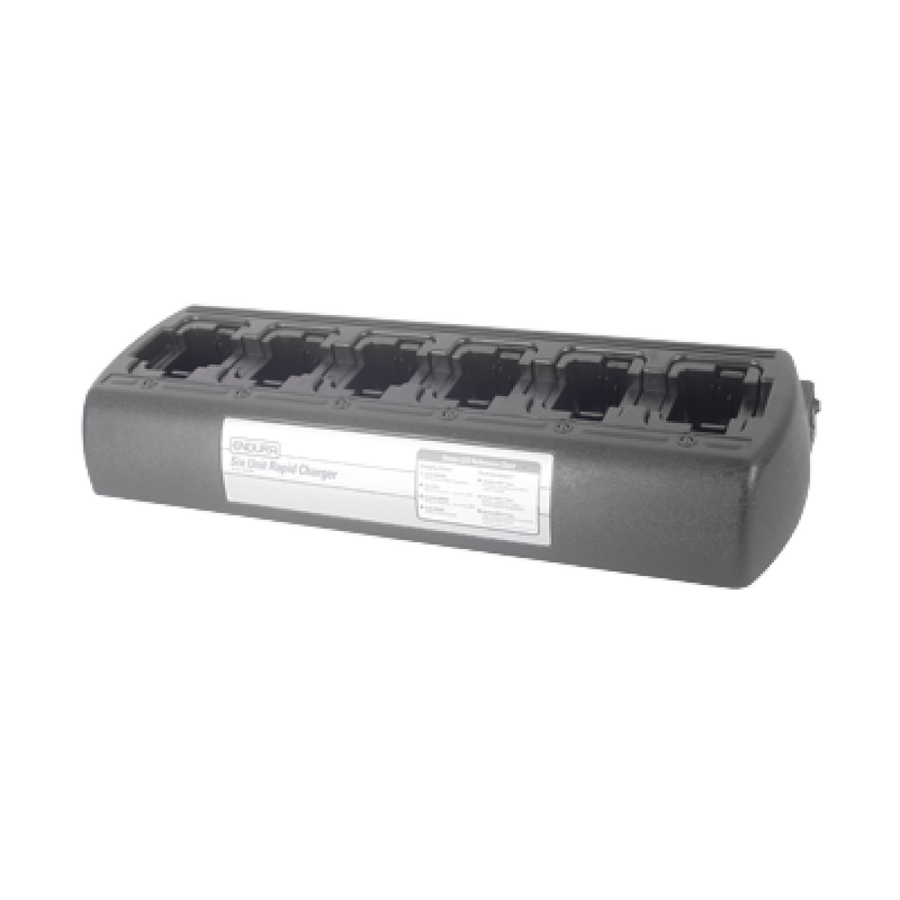 Multicargador  rápido de escritorio de 6 radios para baterías KNB45L, KNB63L/65L