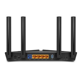 Router de juegos de banda triple AX50 hasta 2976Mbps MU-MIMO 1 puerto WAN 1G y 4 puertos LAN 10/100/1000 Mbps, 1 puerto USB 3.0 y 4 antenas.