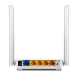 Router Inalámbrico doble banda AC, 2.4 GHz y 5 GHz Hasta 733 Mbps, 4 antenas externas omnidireccional, 4 Puertos LAN 10/100 Mbps, 1 Puerto WAN 10/100 Mbps