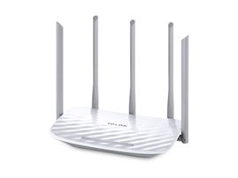 Router Inalámbrico doble banda AC, 2.4 GHz y 5 GHz Hasta 1350 Mbps, 5 antenas externas omnidireccional, 4 Puertos LAN 10/100 Mbps, 1 Puerto WAN 10/100 Mbps Router Inalámbrico doble banda AC, 2.4 GHz y 5 GHz Hasta 1350 Mbps, 5 antenas externas omnidireccional, 4 Puertos LAN 10/100 Mbps, 1 Puerto WAN 10/100 Mbps