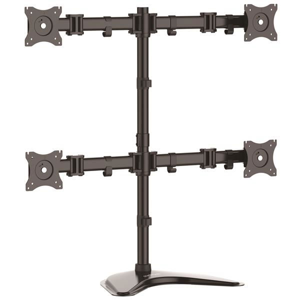 StarTech.com Base de Soporte Ajustable VESA para 4 Monitores de hasta 27 Pulgadas StarTech.com Base de Soporte Ajustable VESA para 4 Monitores de hasta 27 Pulgadas