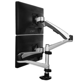 StarTech.com Soporte para Dos Monitores con Brazos Móviles - Apilable StarTech.com Soporte para Dos Monitores con Brazos Móviles - Apilable