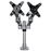 StarTech.com Brazo de Soporte de Escritorio Articulado VESA para 2 Monitores de hasta 27 Pulgadas - Montura de Grommet o Mordaza