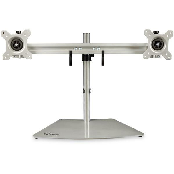 StarTech.com Base Soporte para 2 Monitores - Horizontal - Color Plata StarTech.com Base Soporte para 2 Monitores - Horizontal - Color Plata
