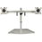 StarTech.com Base Soporte para 2 Monitores - Horizontal - Color Plata