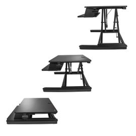 StarTech.com Estación de Trabajo de Pie y Sentado para Dos Monitores de hasta 24 StarTech.com Estación de Trabajo de Pie y Sentado para Dos Monitores de hasta 24