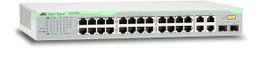 Switch WebSmart de 24 puertos 10/100 Mbps + 2 puertos 10/100/1000 Mbps + 2 SFP Gigabit Combo Switch WebSmart de 24 puertos 10/100 Mbps + 2 puertos 10/100/1000 Mbps + 2 SFP Gigabit Combo