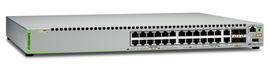 Switch PoE+ Stackeable Capa 3, 24 puertos 10/100/1000 Mbps + 2 puertos SFP Combo + 2 puertos SFP+ 10 G Stacking, 370 W Switch PoE+ Stackeable Capa 3, 24 puertos 10/100/1000 Mbps + 2 puertos SFP Combo + 2 puertos SFP+ 10 G Stacking, 370 W