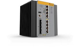 Switch Industrial Hi-PoE Continuo Administrable Capa 3 de 8 x 10/100/1000 Mbps + 4 Puertos SFP, 240 W. Switch Industrial Hi-PoE Continuo Administrable Capa 3 de 8 x 10/100/1000 Mbps + 4 Puertos SFP, 240 W.