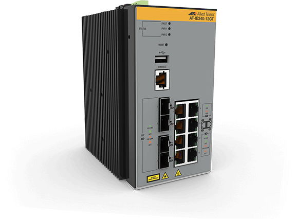 Switch Industrial Administrable Capa 3 de 8 x 10/100/1000 Mbps + 4 Puertos SFP