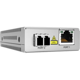Convertidor de medios gigabit ethernet a fibra óptica, conector LC, multimodo (MMF), distancia de 220 hasta 500 m