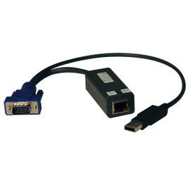 Tripp Lite USB Server Interface Unit 8 Pack KVM Switch HD15 USB RJ45 TAA - Adaptador de teclado / vídeo / ratón / USB - HD-15 (VGA) (M) a USB, RJ-45 (paquete de 8) Tripp Lite USB Server Interface Unit 8 Pack KVM Switch HD15 USB RJ45 TAA - Adaptador de teclado / vídeo / ratón / USB - HD-15 (VGA) (M) a USB, RJ-45 (paquete de 8)