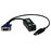 Tripp Lite USB Server Interface Unit 8 Pack KVM Switch HD15 USB RJ45 TAA - Adaptador de teclado / vídeo / ratón / USB - HD-15 (VGA) (M) a USB, RJ-45 (paquete de 8)