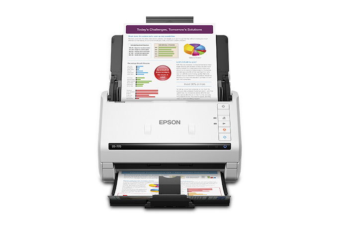 Epson WorkForce DS-770 Escáner alimentado con hojas 600 x 600 DPI A4 Blanco