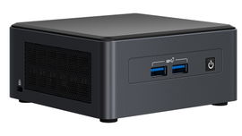 Intel Next Unit of Computing Kit 11 Pro Kit - NUC11TNHv50L - Limitado - miniordenador 1 x Core i5 1145G7 / hasta 4.4 GHz - RAM 0 GB - Iris Xe Graphics de Intel - Gigabit Ethernet, 2.5 Gigabit Ethernet
