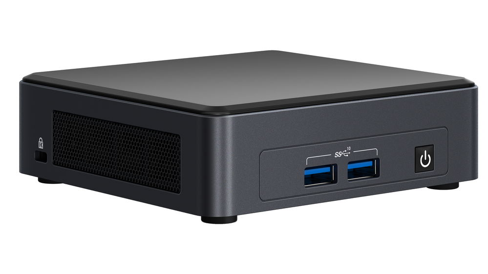 Intel Next Unit of Computing Kit 11 Pro Kit - NUC11TNKi7 - Limitado - miniordenador - 1 x Core i7 1165G7 / 2.8 GHz - RAM 0 GB - Iris Xe Graphics - GigE, 2.5 GigE - WLAN: Bluetooth 5.0, 802.11a/b/g/n/ac/ax Intel Next Unit of Computing Kit 11 Pro Kit - NUC11TNKi7 - Limitado - miniordenador - 1 x Core i7 1165G7 / 2.8 GHz - RAM 0 GB - Iris Xe Graphics - GigE, 2.5 GigE - WLAN: Bluetooth 5.0, 802.11a/b/g/n/ac/ax