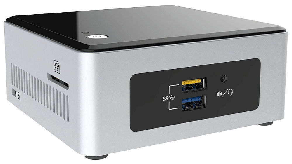 Intel NUC BOXNUC5CPYH PC/estación de trabajo barebone UCFF Negro, Plata BGA 1170 N3060 1,6 GHz