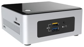 Intel NUC BOXNUC5CPYH PC/estación de trabajo barebone UCFF Negro, Plata BGA 1170 N3060 1,6 GHz