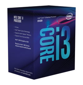 Intel Core i3-8100 procesador 3,6 GHz 6 MB Smart Cache Caja