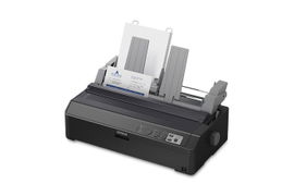 Epson FX 2190II - Impresora - B/N - matriz de puntos - Rollo (21,6 cm), 406,4 mm (anchura), 420 x 364 mm - 240 x 144 ppp - 9 espiga - hasta 738 caracteres/segundo - paralelo, USB 2.0