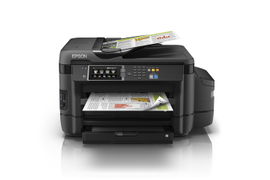 Epson EcoTank L1455 - Impresora multifunción - color - chorro de tinta - 297 x 432 mm (original) - A3 (material) - hasta 16 ppm (copiando) - hasta 18 ppm (impresión) - 500 hojas - 33.6 Kbps - LAN, Wi-Fi(n), host USB