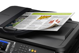 Epson EcoTank L1455 - Impresora multifunción - color - chorro de tinta - 297 x 432 mm (original) - A3 (material) - hasta 16 ppm (copiando) - hasta 18 ppm (impresión) - 500 hojas - 33.6 Kbps - LAN, Wi-Fi(n), host USB