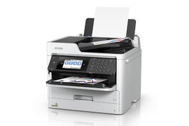 Epson WorkForce Pro WF-C5790 - Impresora multifunción - color - chorro de tinta - A4/Legal (material) - hasta 22 ppm (copiando) - hasta 24 ppm (impresión) - 330 hojas - 33.6 Kbps - USB 2.0, Gigabit LAN, Wi-Fi(n)