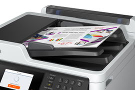 Epson WorkForce Pro WF-C5790 - Impresora multifunción - color - chorro de tinta - A4/Legal (material) - hasta 22 ppm (copiando) - hasta 24 ppm (impresión) - 330 hojas - 33.6 Kbps - USB 2.0, Gigabit LAN, Wi-Fi(n)